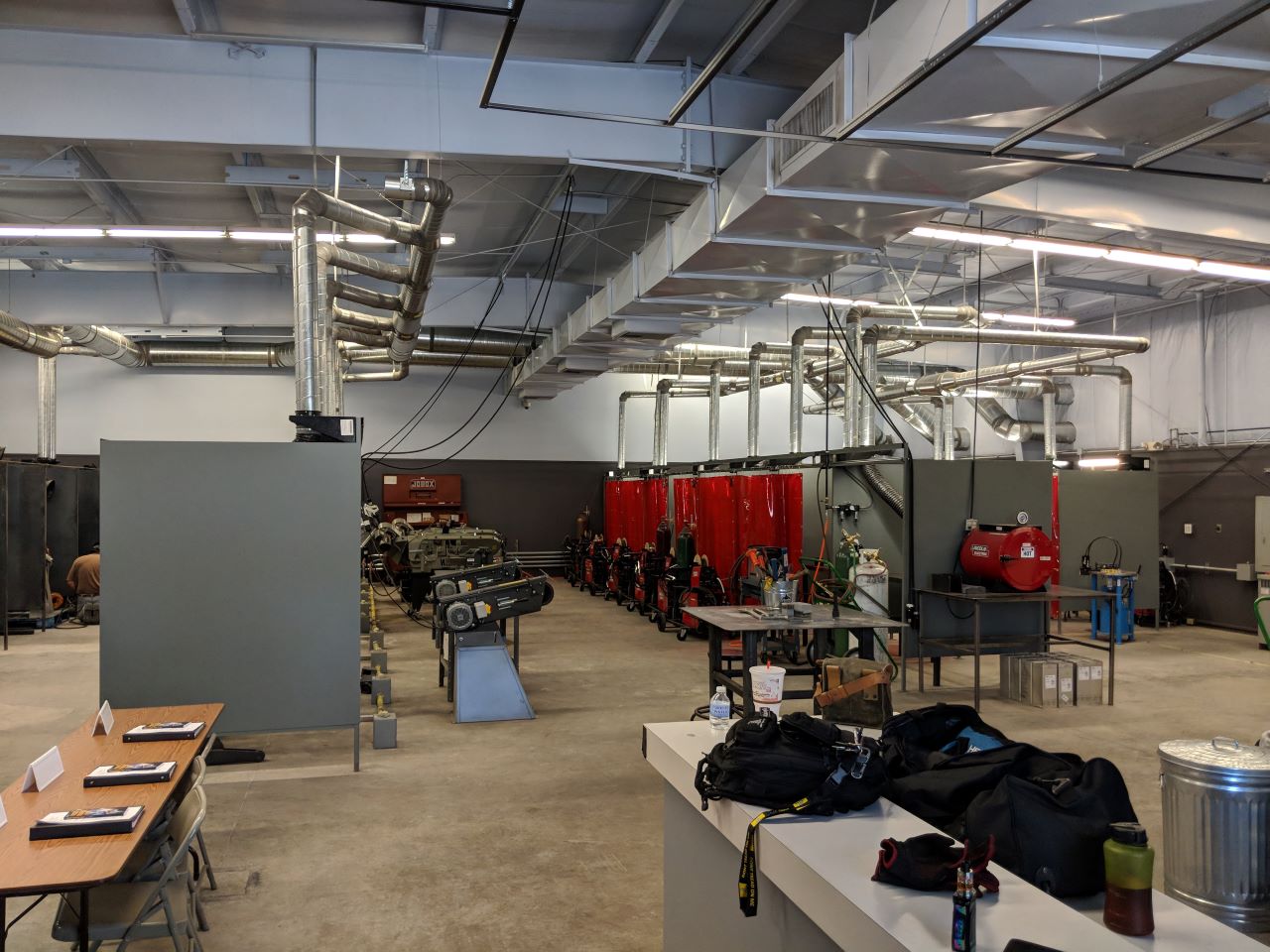Inside BNSF Welding Shop